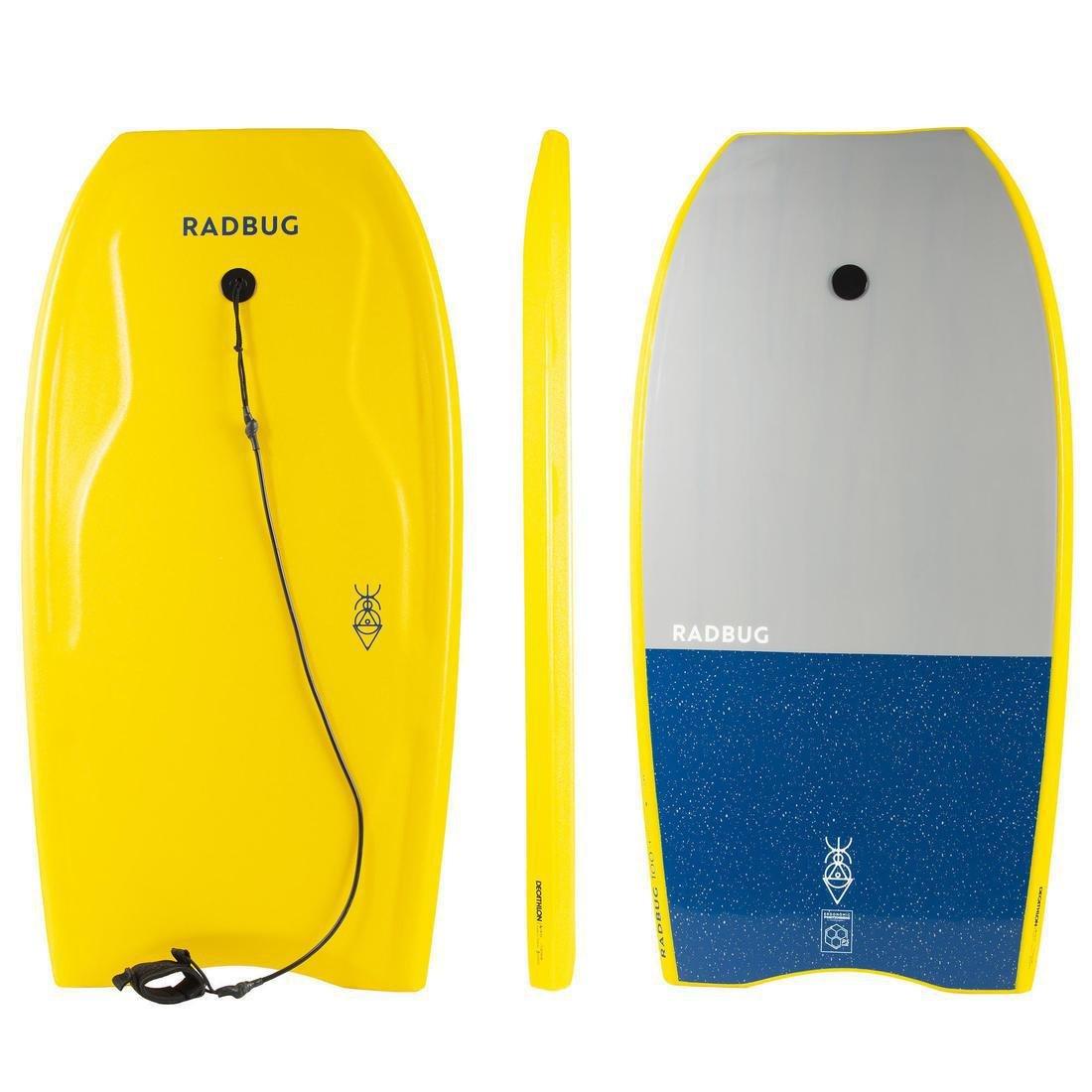 42  100 Bodyboard With Wrist Leash, Petrol Blue, , large image number 0