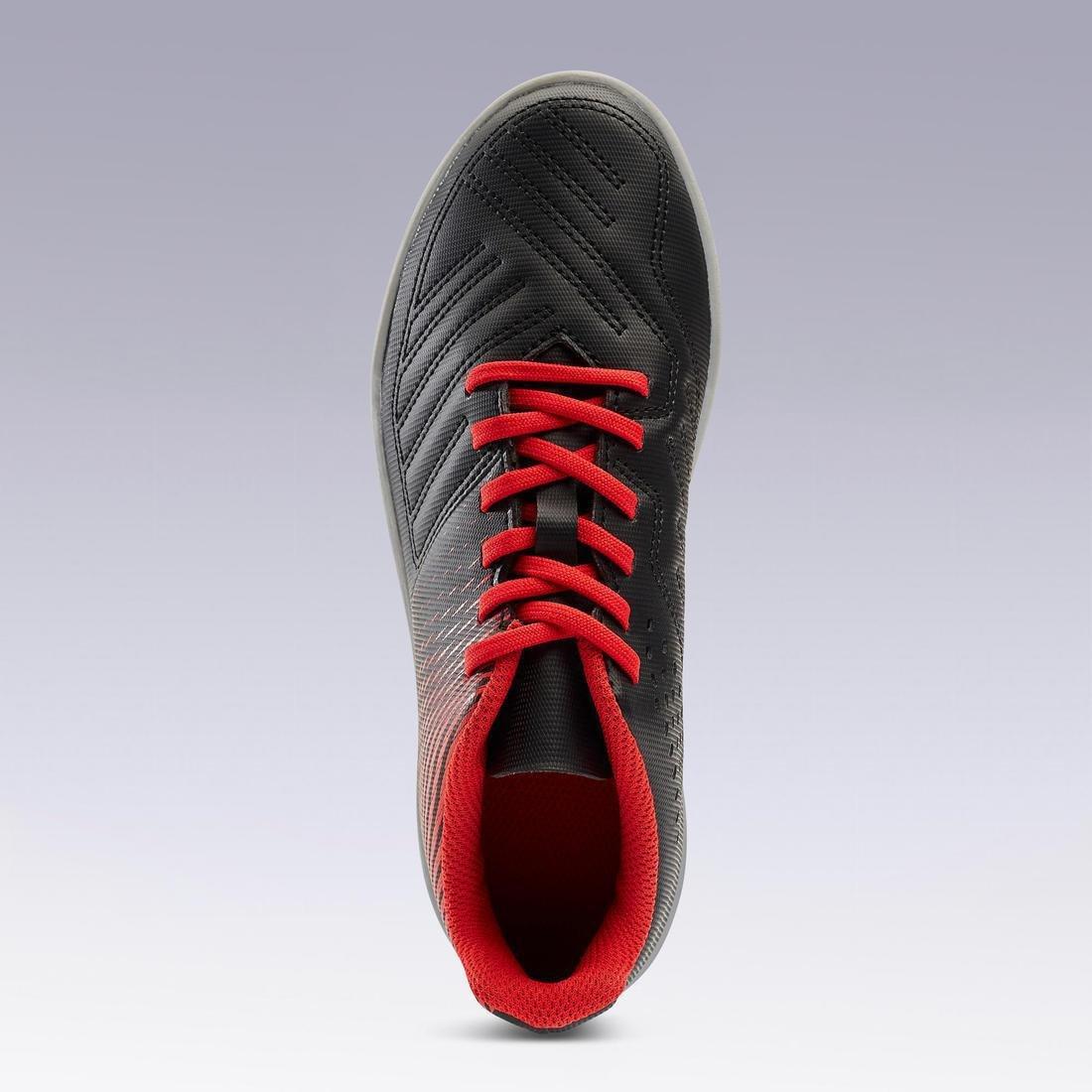 EU 27  Hard Ground Football Boots Agility 100 TF - Black/Red, , large image number 8