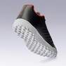 KIPSTA - حذاء كرة قدم برقبة للأرضيات الصلبة أجيليتي 100 ت.ف مقاس 32 أوروبي - أسود/أحمر