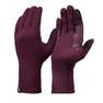 FORCLAZ - M/L  Adult Merino Wool Liner Gloves, Deep Chocolate Truffle