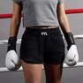 OUTSHOCK - Large  100 Women's Boxing Shorts, Black