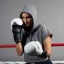 OUTSHOCK - Large  Women's Boxing Hoodie 100, Squirrel Grey