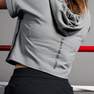 OUTSHOCK - Extra Large  Women's Boxing Hoodie 100, Squirrel Grey