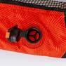 KIPSTA - Small  Inflatable Football Goal Air Kage Pump, Fluo Blood Orange