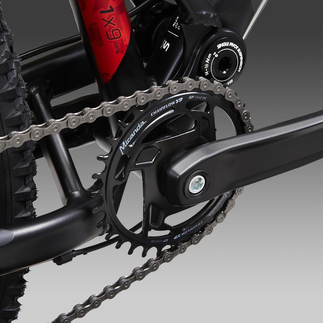 M - 165-174cm  27.5 Mountain Bike ST 530 - Black/Red, , large image number 4
