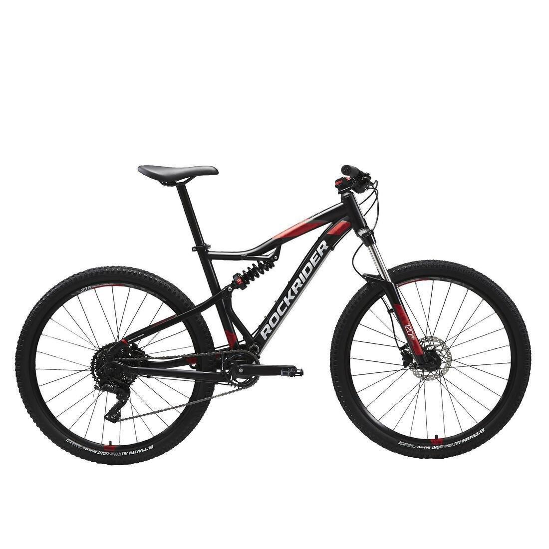 XL - 185-200cm  27.5 Mountain Bike ST 530 - Black/Red, No Color, large image number 0