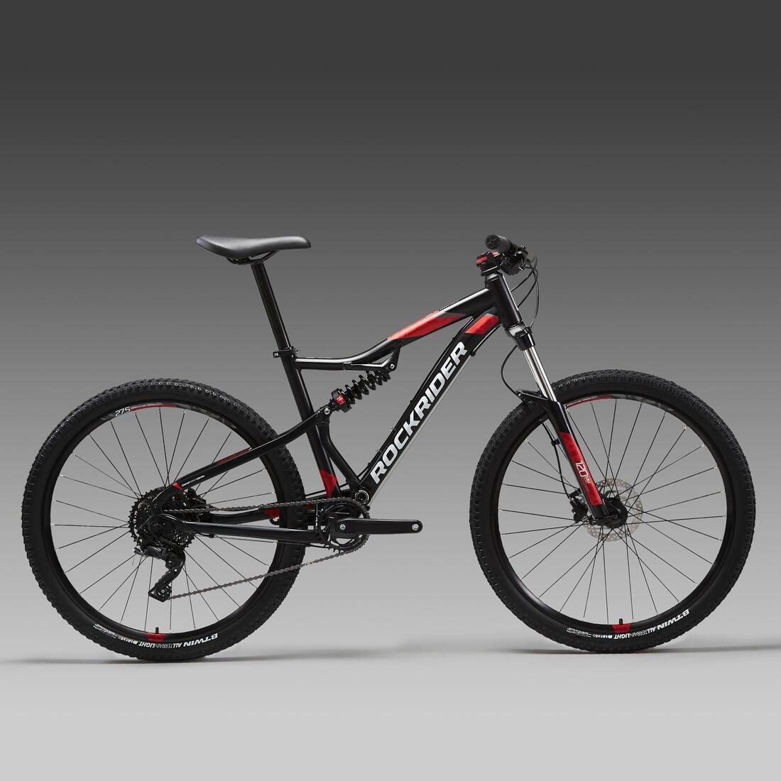 XL - 185-200cm  27.5 Mountain Bike ST 530 - Black/Red, No Color, large image number 2