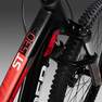 ROCKRIDER - XL - 185-200cm  27.5 Mountain Bike ST 530 - Black/Red