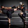 OUTSHOCK - Large  Adult Kickboxing Shin-Foot Guard 900, Black