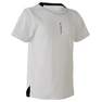 KIPSTA - قميص كرة قدم للأطفال ف.100 من سن 10-11 سنة، أبيض