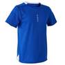 KIPSTA - قميص كرة قدم للأطفال ف.100 من سن 5-6 سنوات، أزرق نيلي فاتح