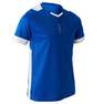 KIPSTA - 7-8Y  Kids' Short-Sleeved Football Shirt F500, Bright Indigo