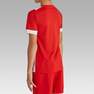KIPSTA - 7-8Y  Kids' Short-Sleeved Football Shirt F500, Bright Indigo