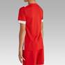 KIPSTA - 8-9Y  Kids' Short-Sleeved Football Shirt F500, Black