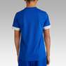 KIPSTA - 8-9Y  Kids' Short-Sleeved Football Shirt F500, Black