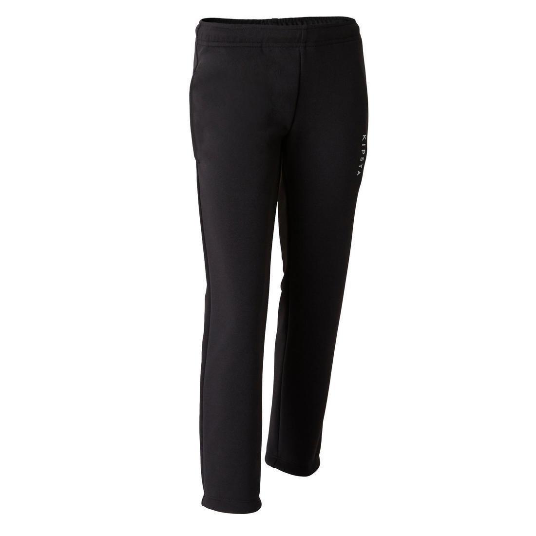 Unisex Kids Football Training Bottoms F100, Black, , large image number 0
