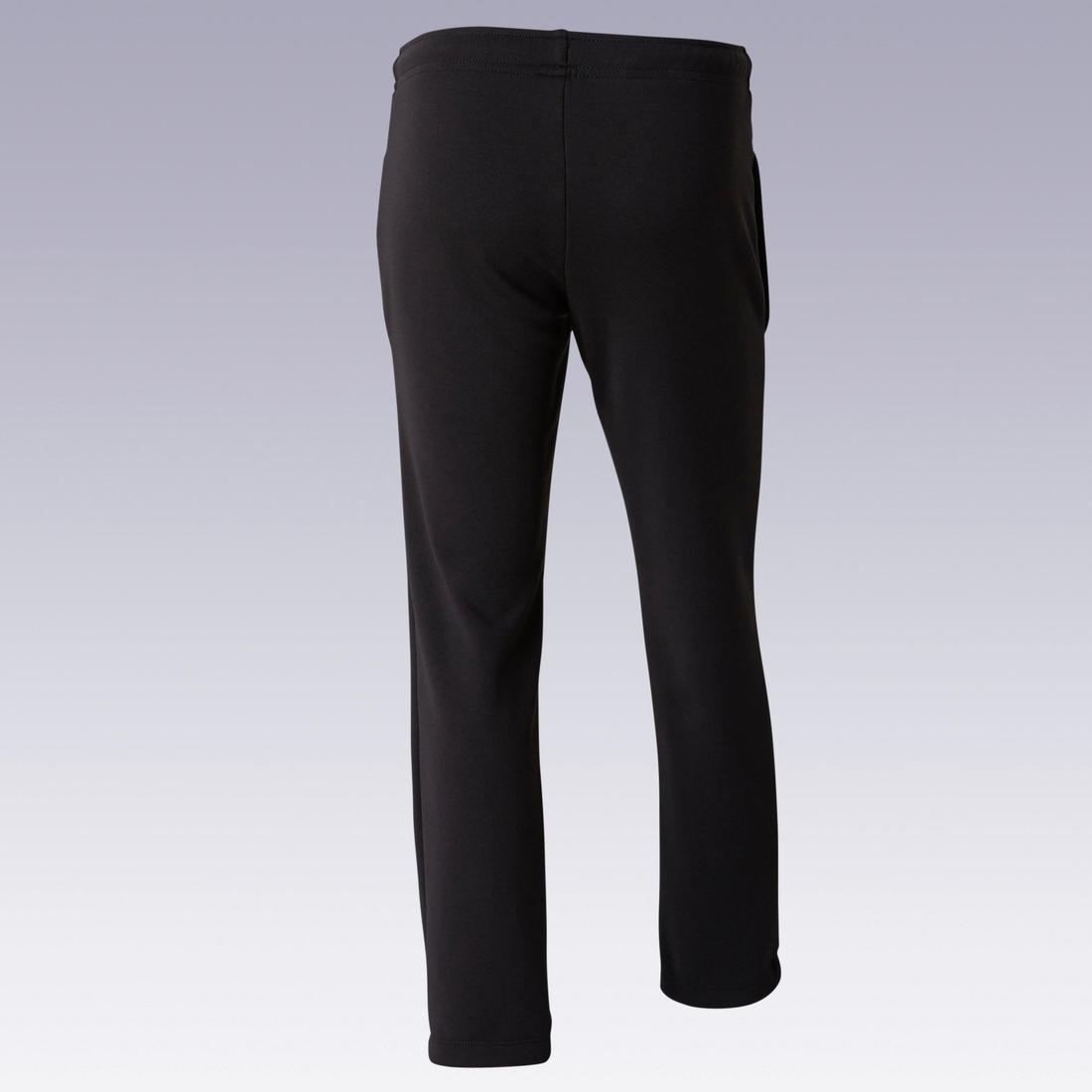 Unisex Kids Football Training Bottoms F100, Black, , large image number 3