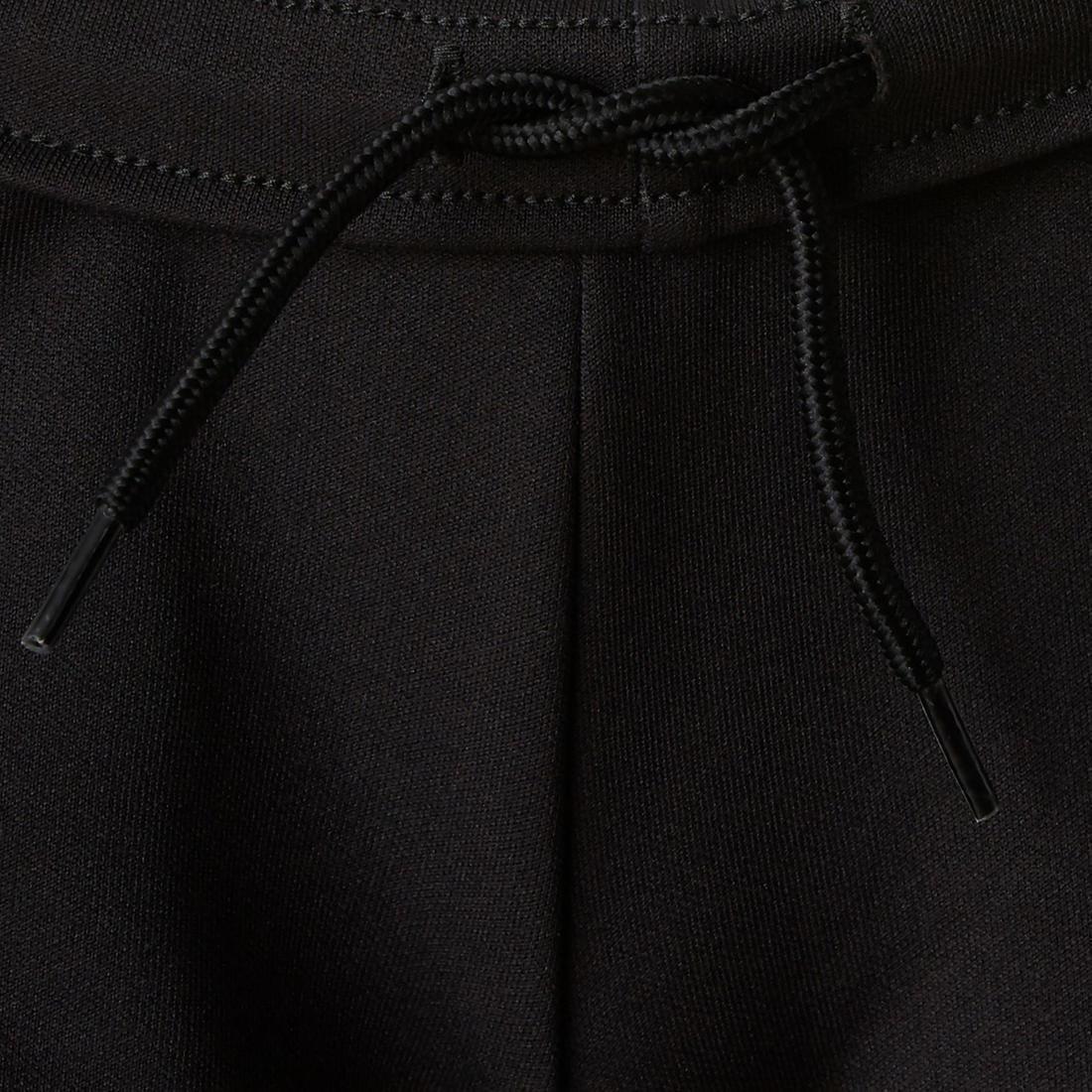 Unisex Kids Football Training Bottoms F100, Black, , large image number 5
