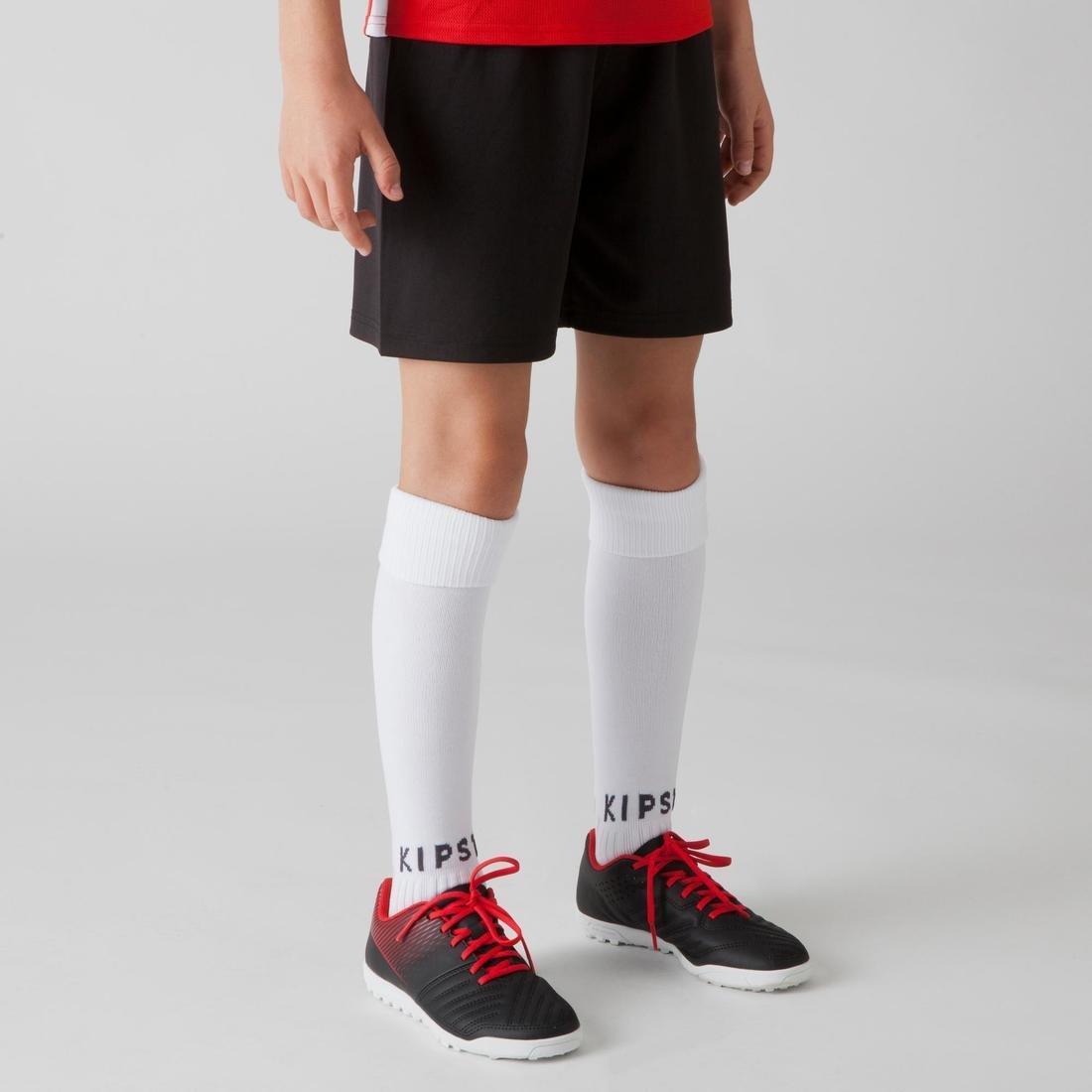 Unisex Kids Football Shorts F100, Black, , large image number 0