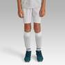 KIPSTA - 12-13 Years  F500 Kids Football Shorts, White