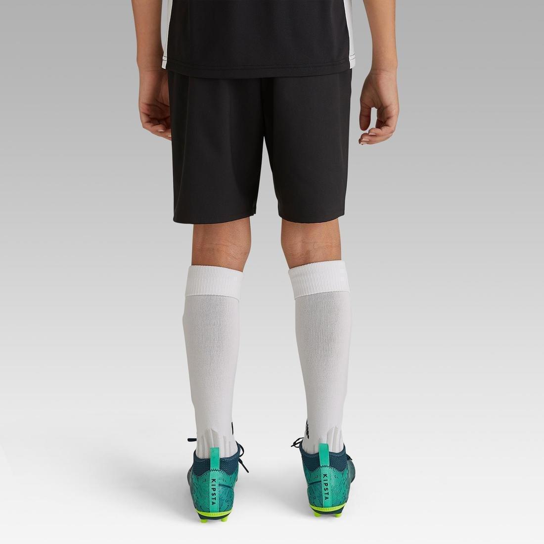 Unisex Kids F500 Football Shorts, Black, , large image number 2