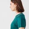 KALENJI - Extra Small  T-Shirt Short Sleevedrun Dry+ Women's Jogging T-Shirt, Turquoise