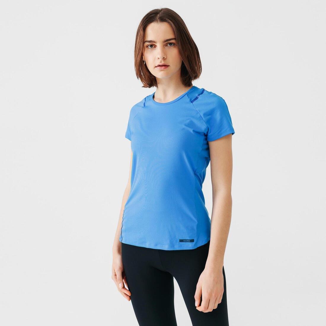 L/XL  Run Dry+ Women's Running T-shirt, Blue, , large image number 0