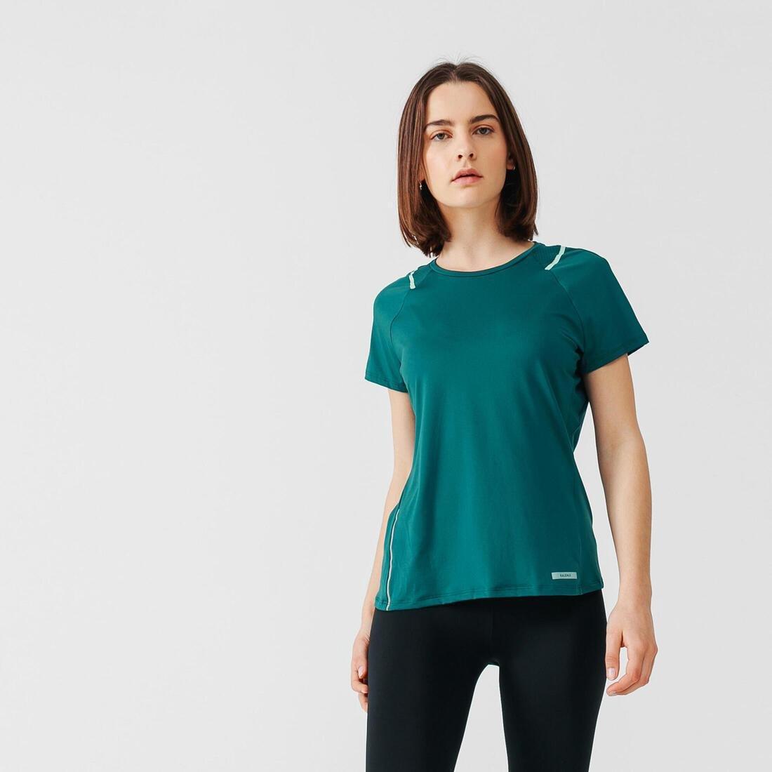 L/XL  Run Dry+ Women's Running T-shirt, Blue, , large image number 2