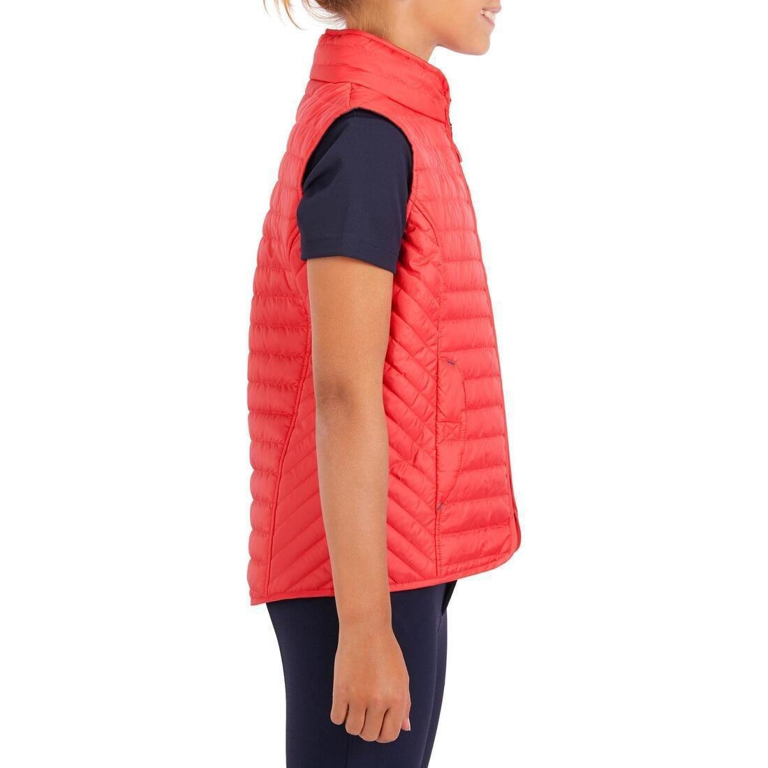 12-13 Yrs 100 Sleeveless Horse Riding Gilet, Petrol Blue, , large image number 9