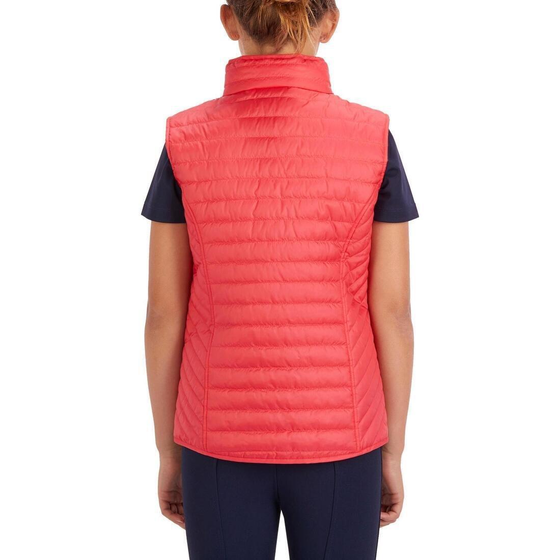 12-13 Yrs 100 Sleeveless Horse Riding Gilet, Petrol Blue, , large image number 10