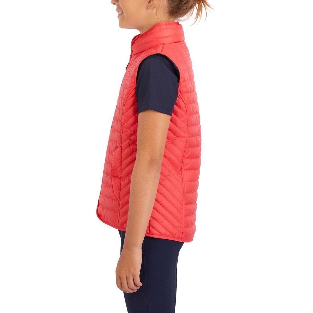 12-13 Yrs 100 Sleeveless Horse Riding Gilet, Petrol Blue, , large image number 11