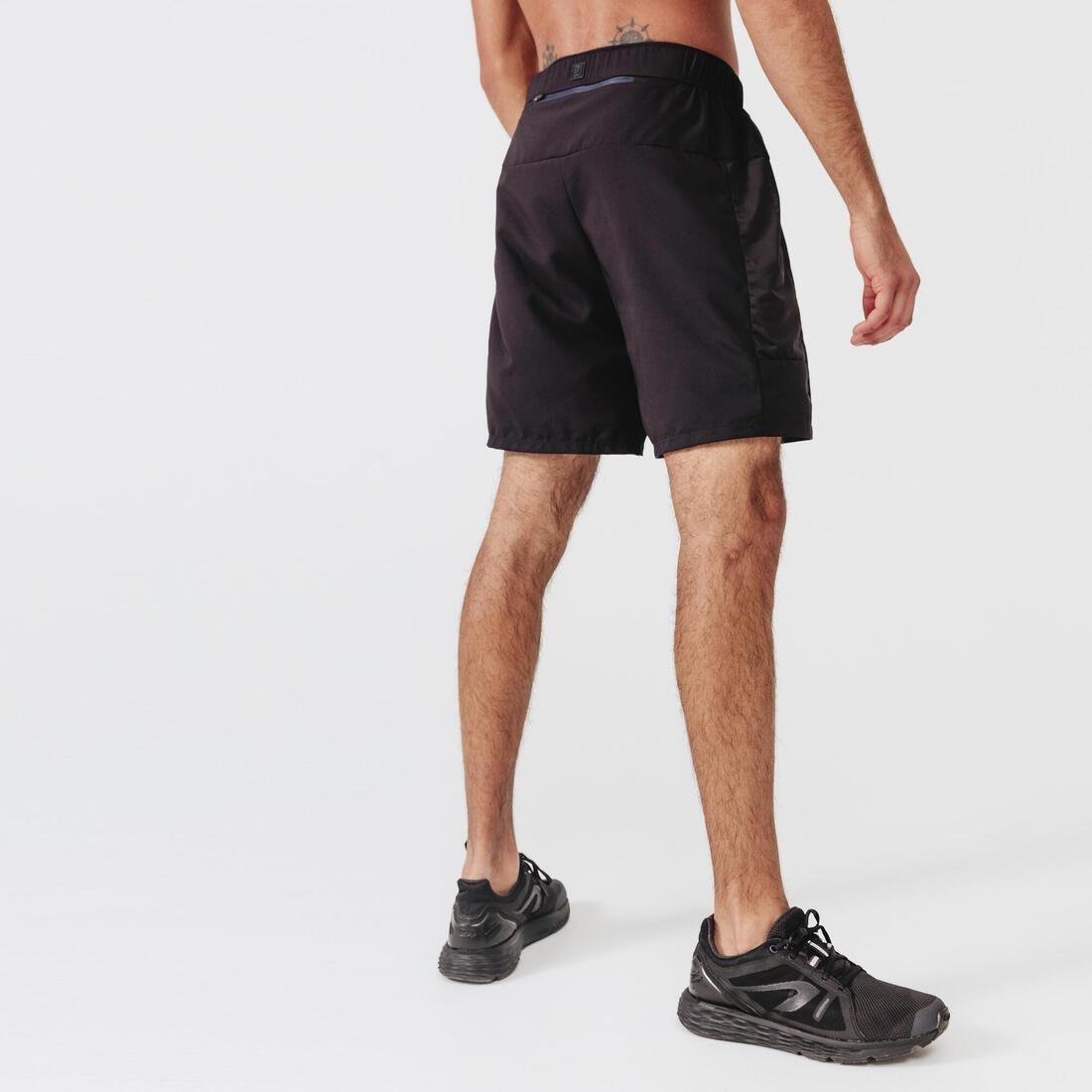 Small  Kalenji Dry+ Men's Breathable Running Shorts, Dark Blue, , large image number 13