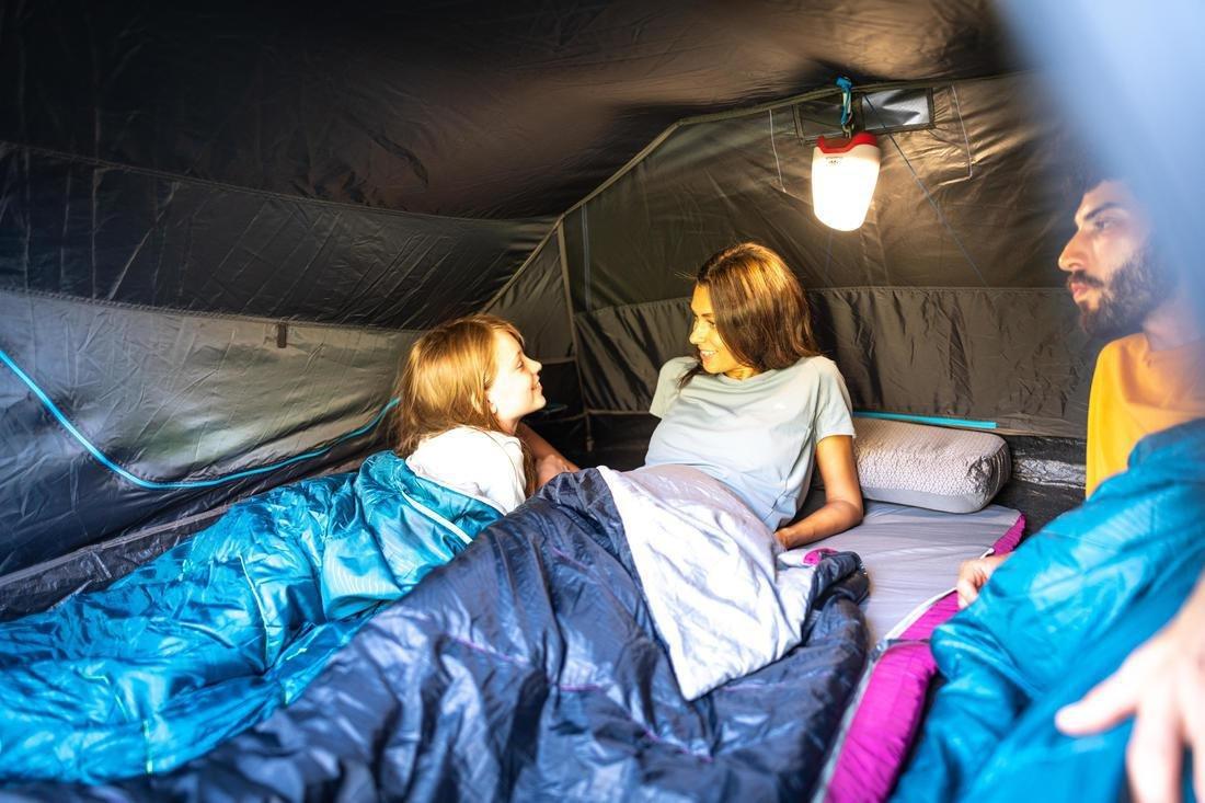 فراش نوم 2 في 1 م.هـ 500 15 درجة مئوية، أزرق داكن، مقاس XL, No Color, large image number 4