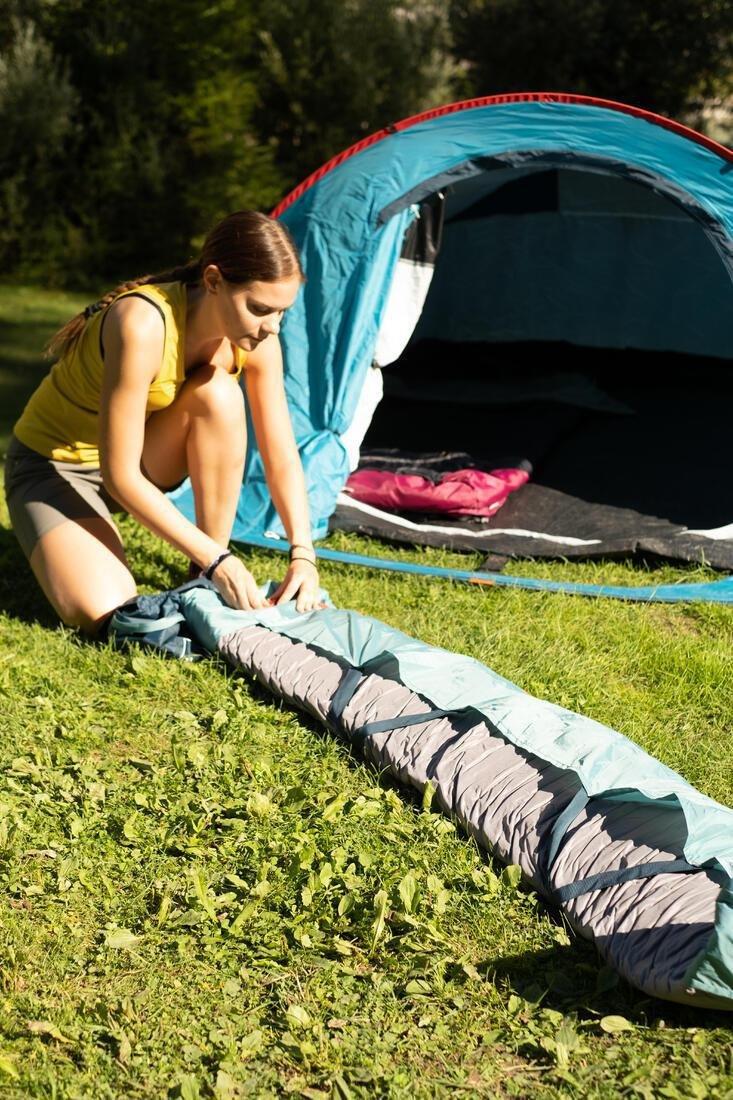 2-In-1 Sleeping Bag Mh500 15 Degree Celsius, Navy, No Color, large image number 5