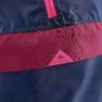 QUECHUA - 10-12Y 4'7-5'  Kids' Waterproof Jacket - Navy Blue/Pink