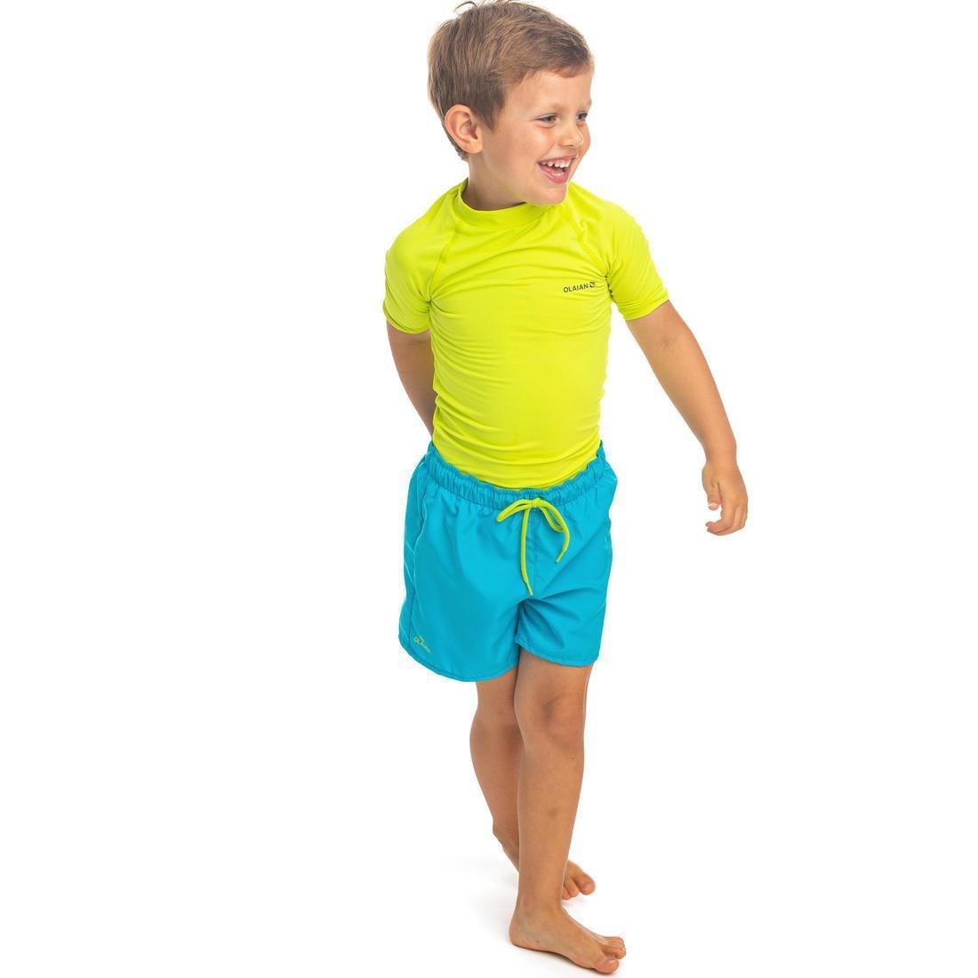 4-5Y Swim Shorts, Turquoise Blue, , large image number 12