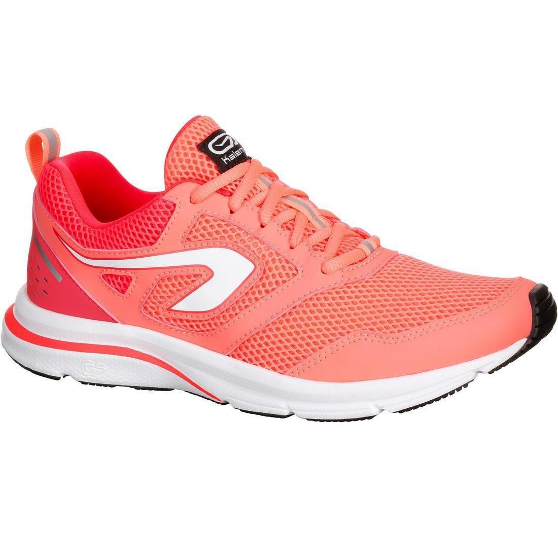 EU 36  Kalenji Run Active Women's Running Shoes, Light Grey, , large image number 0