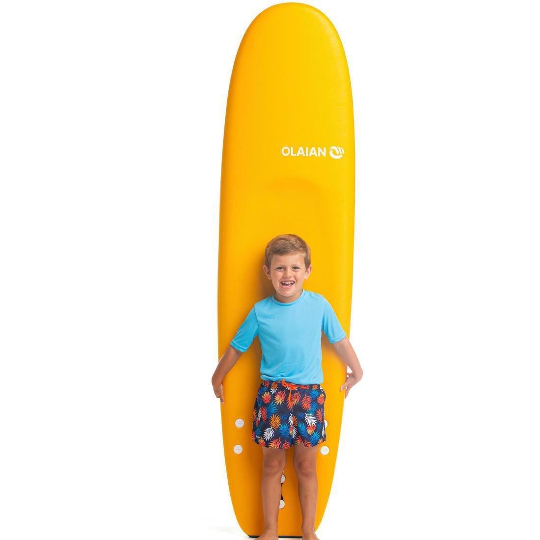 5-6Y  Kids' Swim Shorts 100, Turquoise, , large image number 13