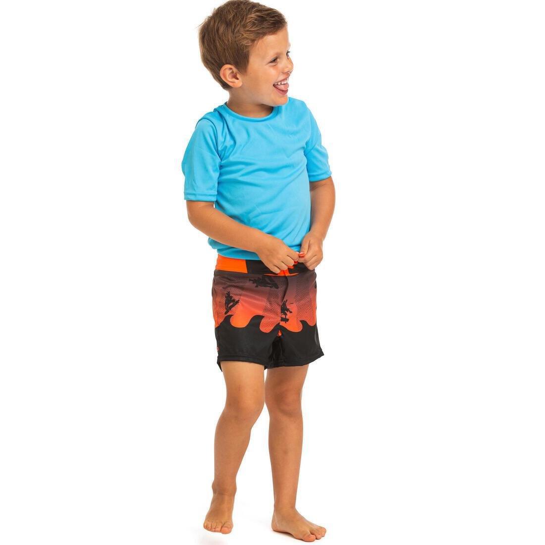 شورت سباحة للأطفال 500، أحمر، 4-5 سنوات, , large image number 10