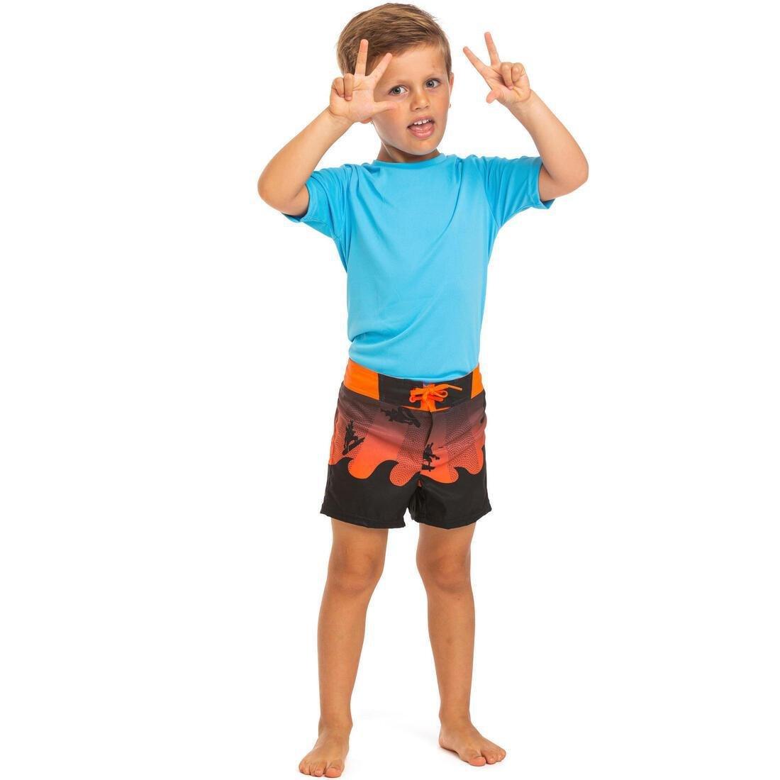 شورت سباحة للأطفال 500، أحمر، 4-5 سنوات, , large image number 13