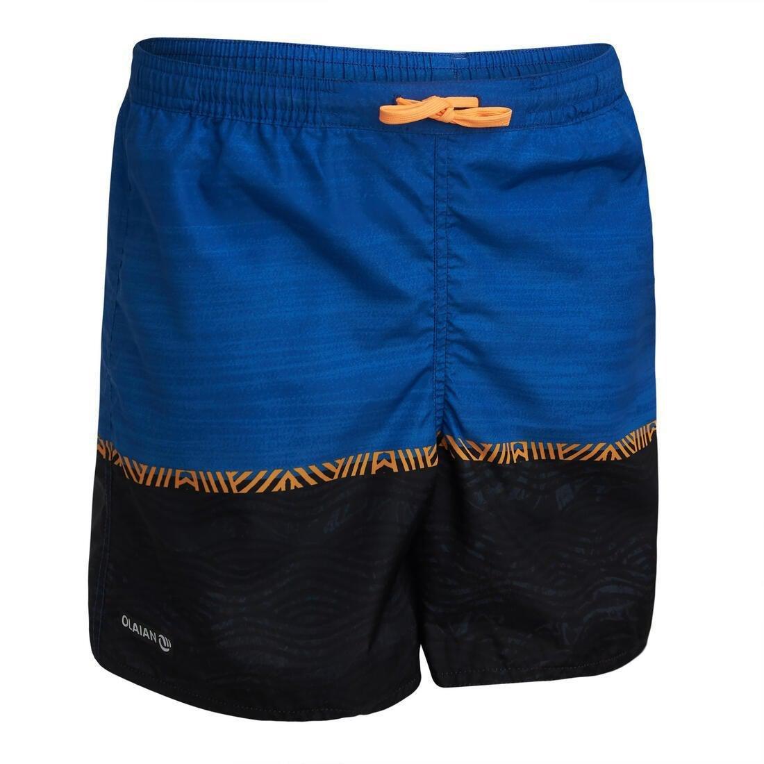 8-9Y  Swimming Shorts 100, Orange, , large image number 0