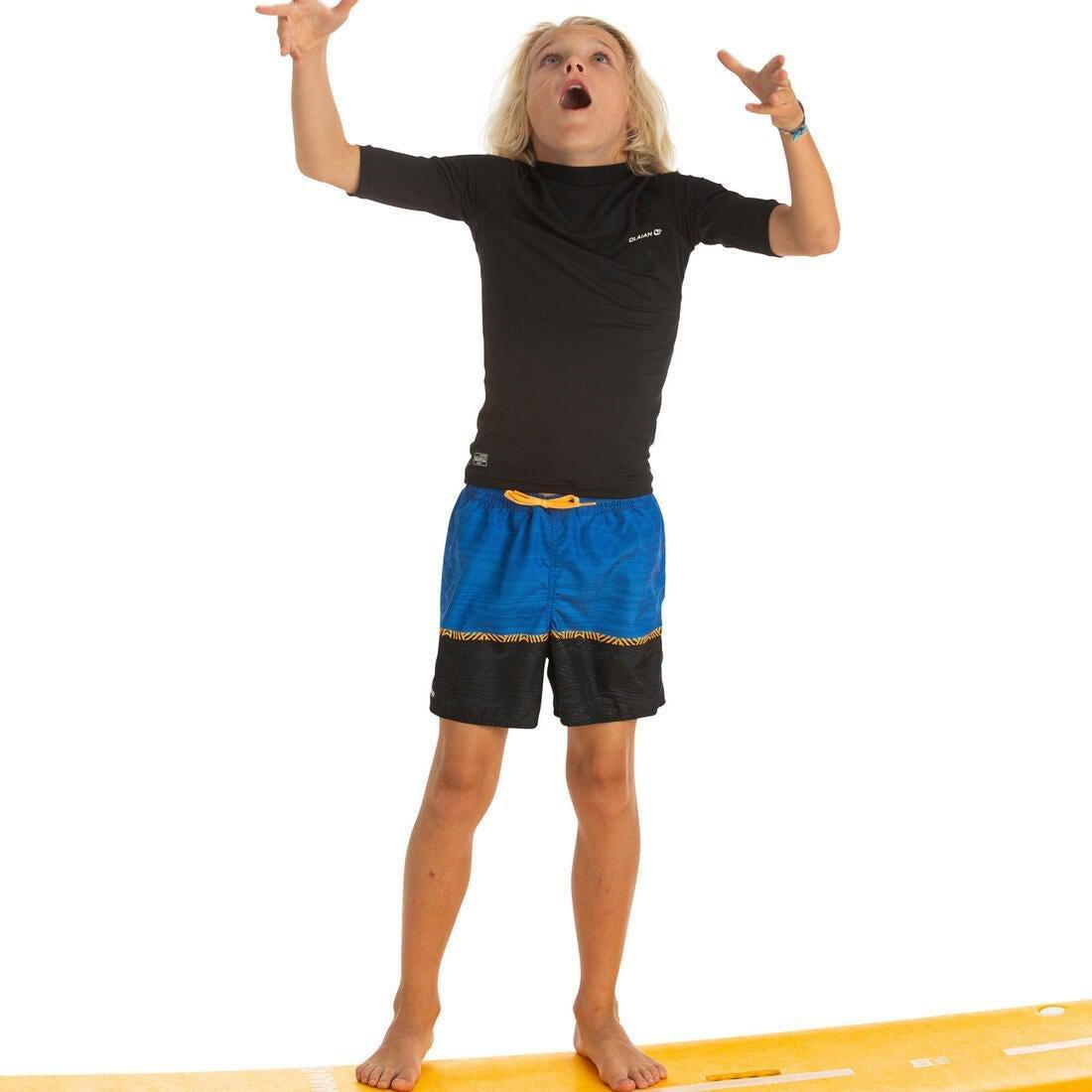 8-9Y  Swimming Shorts 100, Orange, , large image number 2