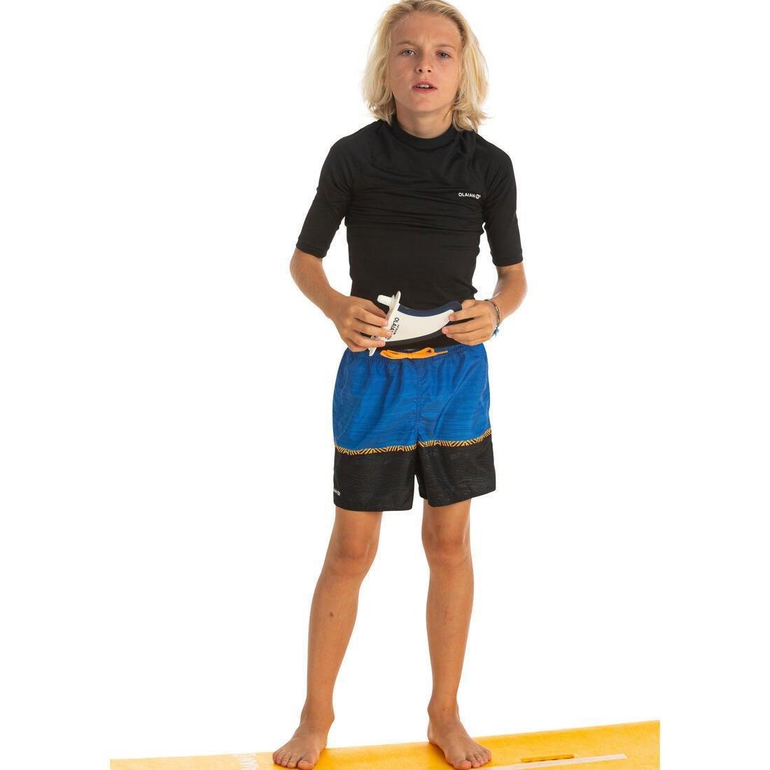 8-9Y  Swimming Shorts 100, Orange, , large image number 6