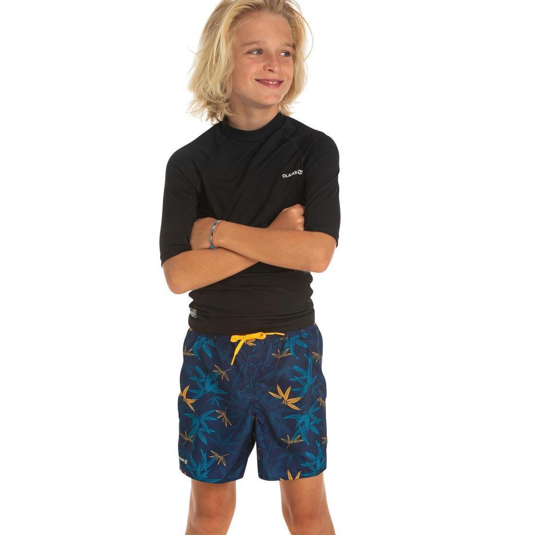 14-15Y Swimming Shorts 100, Dark Blue, , large image number 12