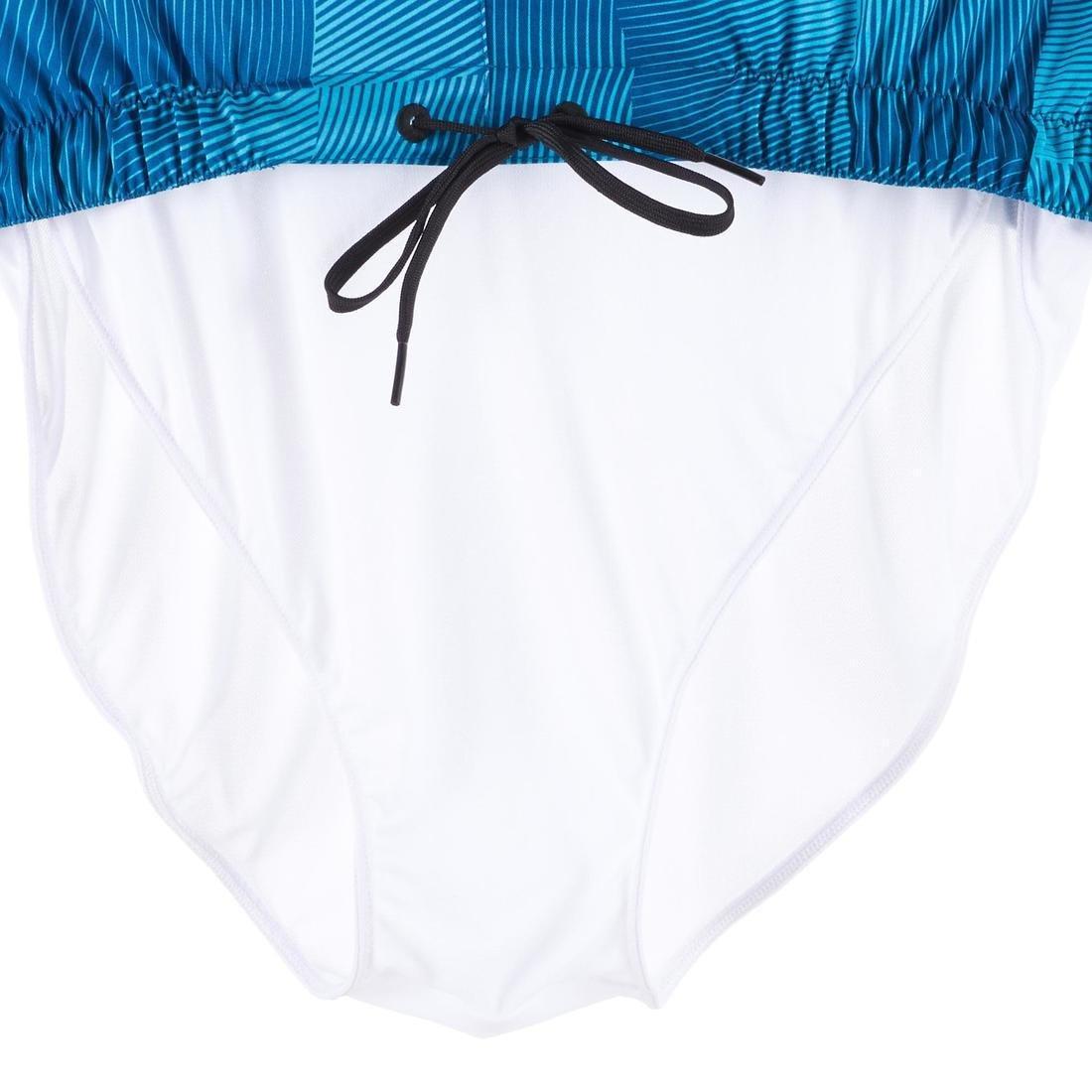 شورت لركوب الأمواج مربعات 100، أزرق، مقاس XL, , large image number 10