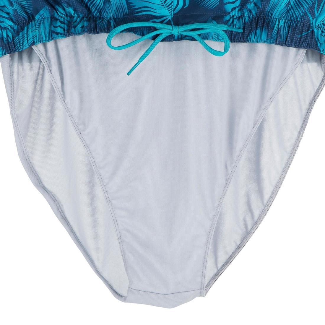 شورت لركوب الأمواج مربعات 100، برتقالي، مقاس 2XL, , large image number 4