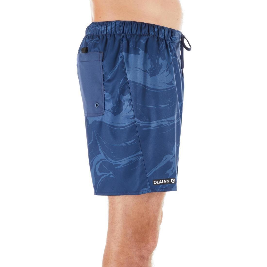 Mens 100 Short Surfing Boardshorts Square, Orange, , large image number 7