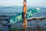 OLAIAN - Large  100 long Surfing Boardshorts Cloud, Blue