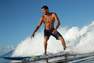 OLAIAN - Large  100 long Surfing Boardshorts Cloud, Blue