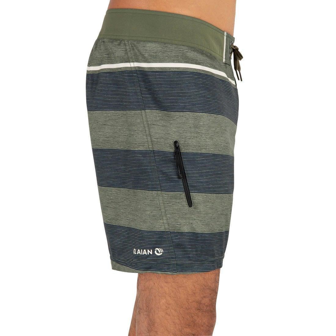 L Surfing Short Boardshorts 500 - Summer, Khaki, , large image number 0